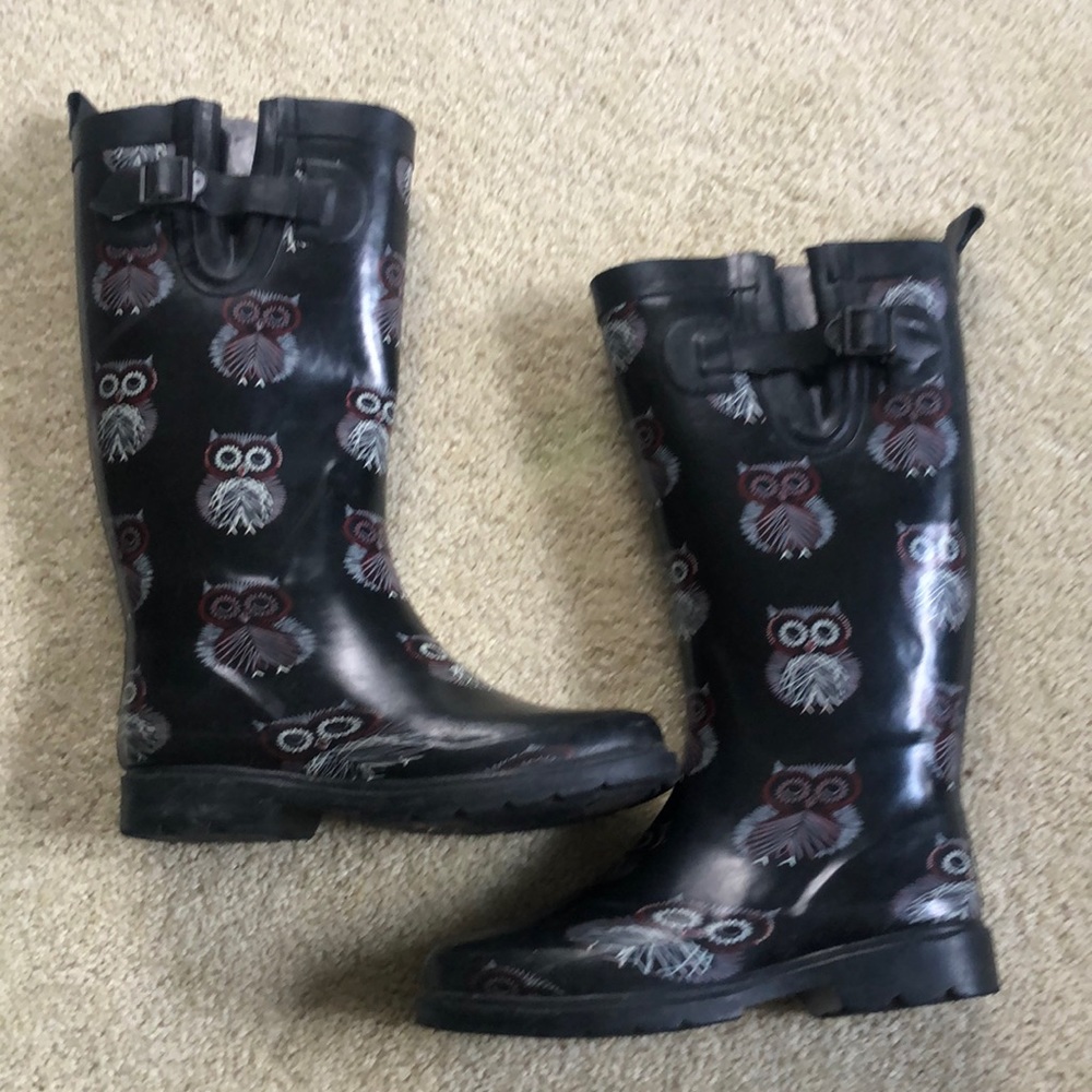 Capelli size 6 Owl Rainboots